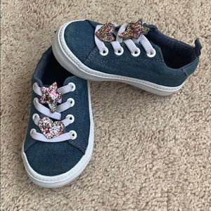 Gap denim sneakers; Size 6 toddler